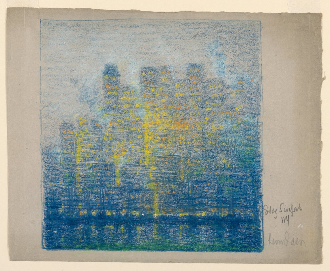 Gökdelenler, New York by Leon Dabo