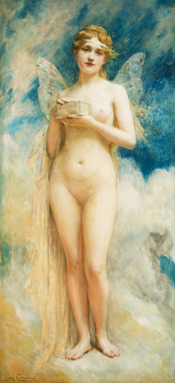 Pandoranın Kutusu, by Leon Francois Comerre