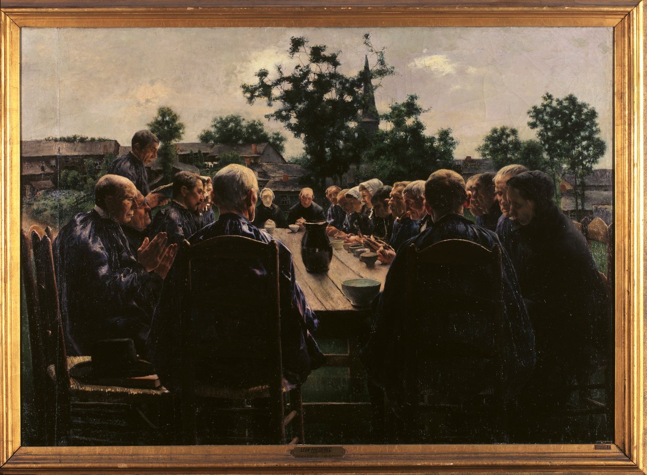Cenaze Yemeği by Leon Henri Marie Frederic