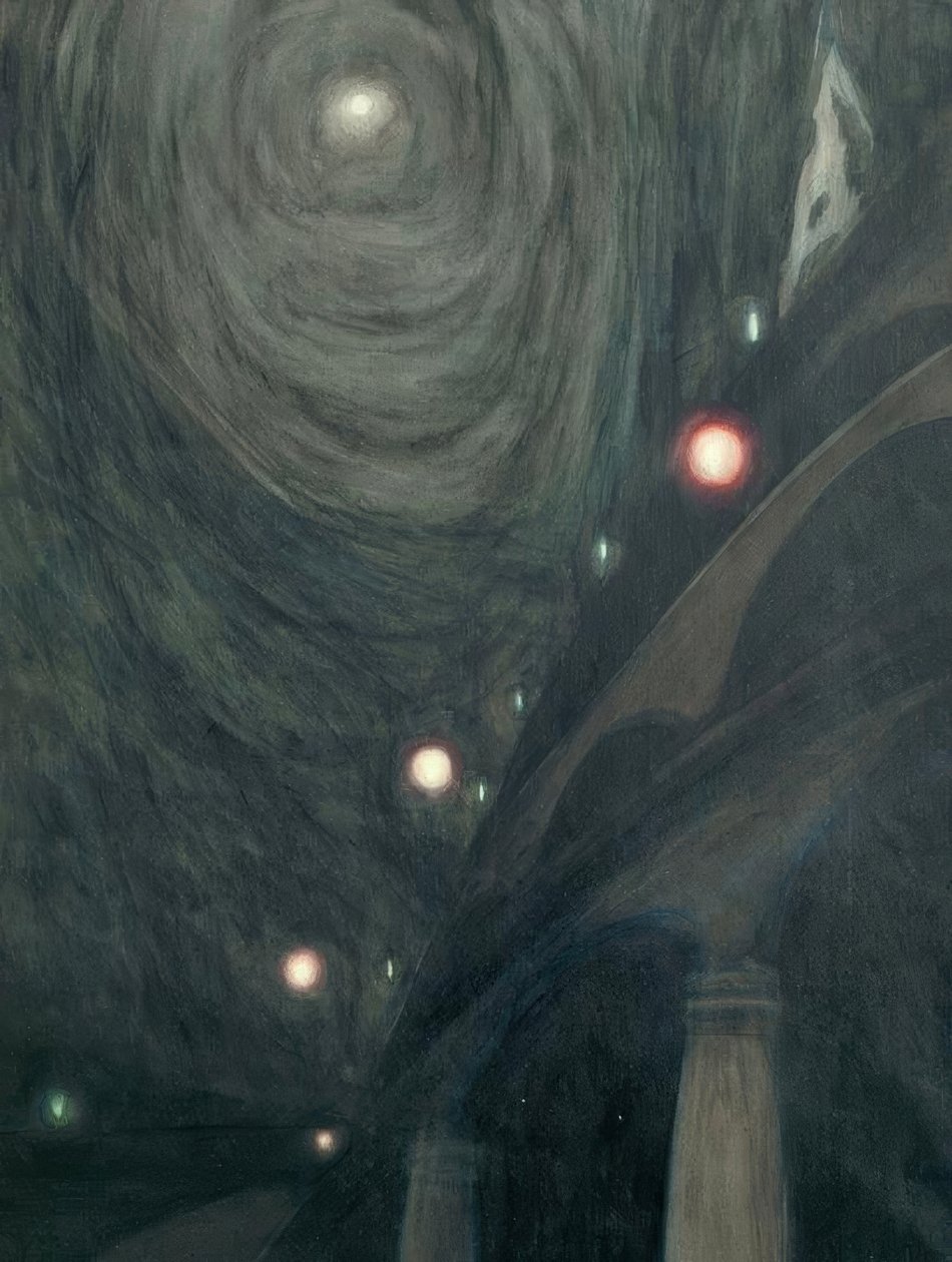 L.Spilliaert, Ay Işığı by Leon Spilliaert