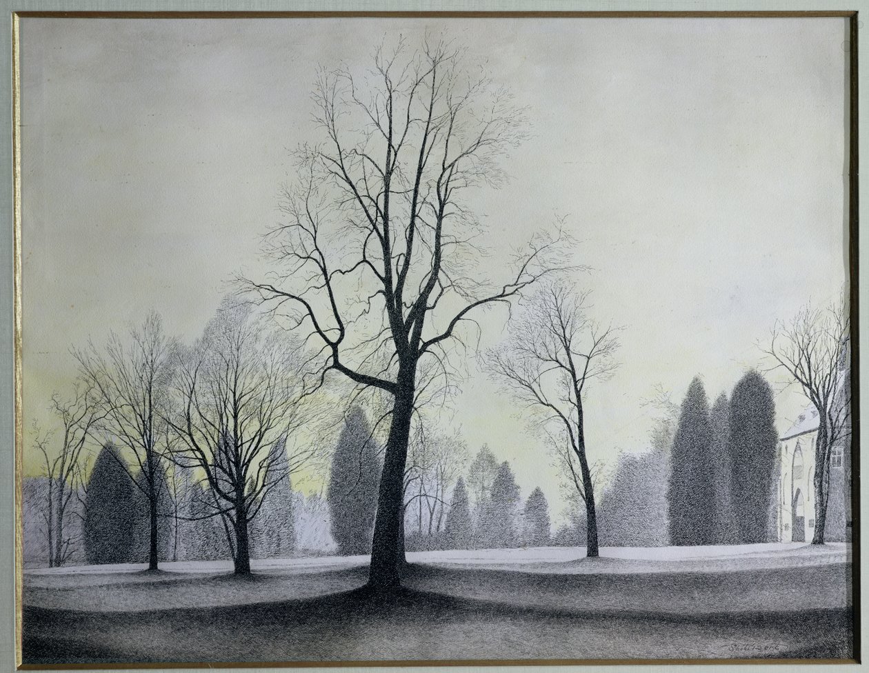 Park, Ağaçlar by Leon Spilliaert