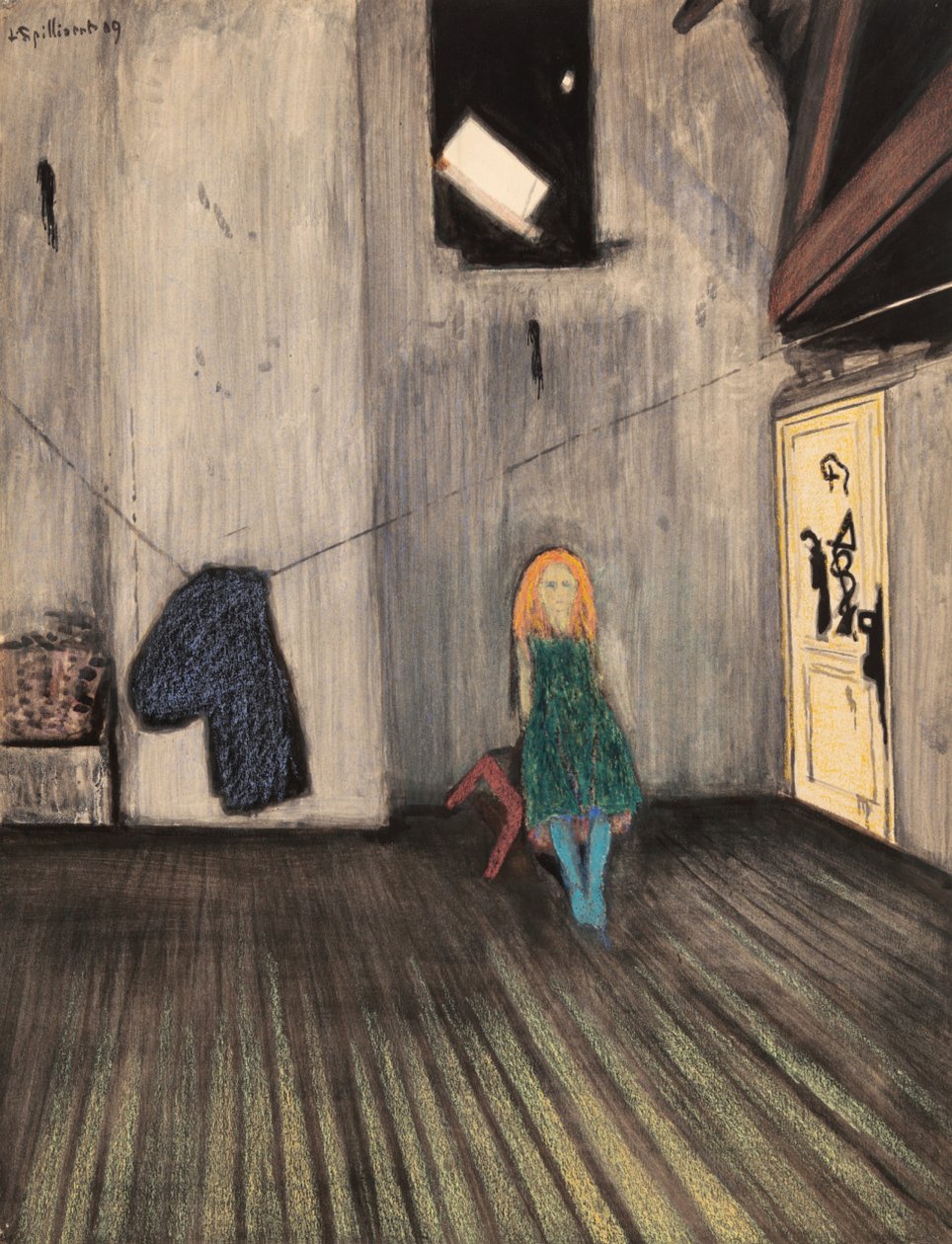 Tek Başına, 1909. by Leon Spilliaert