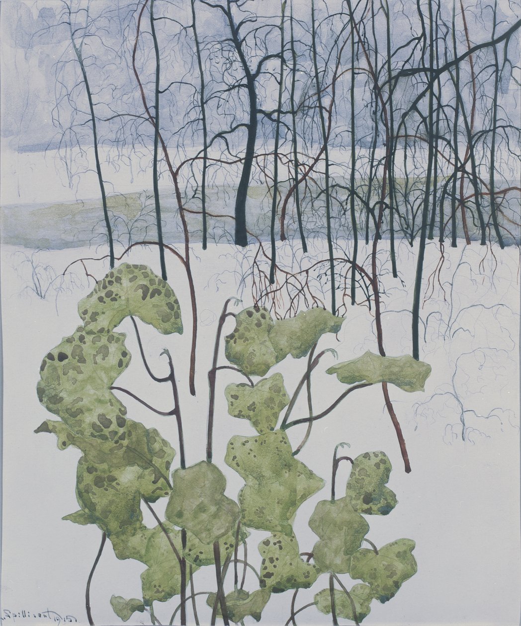 Kış Manzarası by Leon Spilliaert