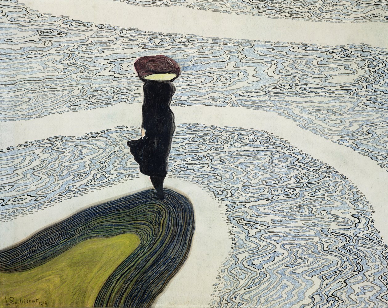 Sahildeki Kadın by Leon Spilliaert
