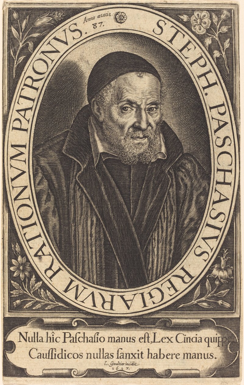 Stephanus Paschinus by Leonard Gaultier