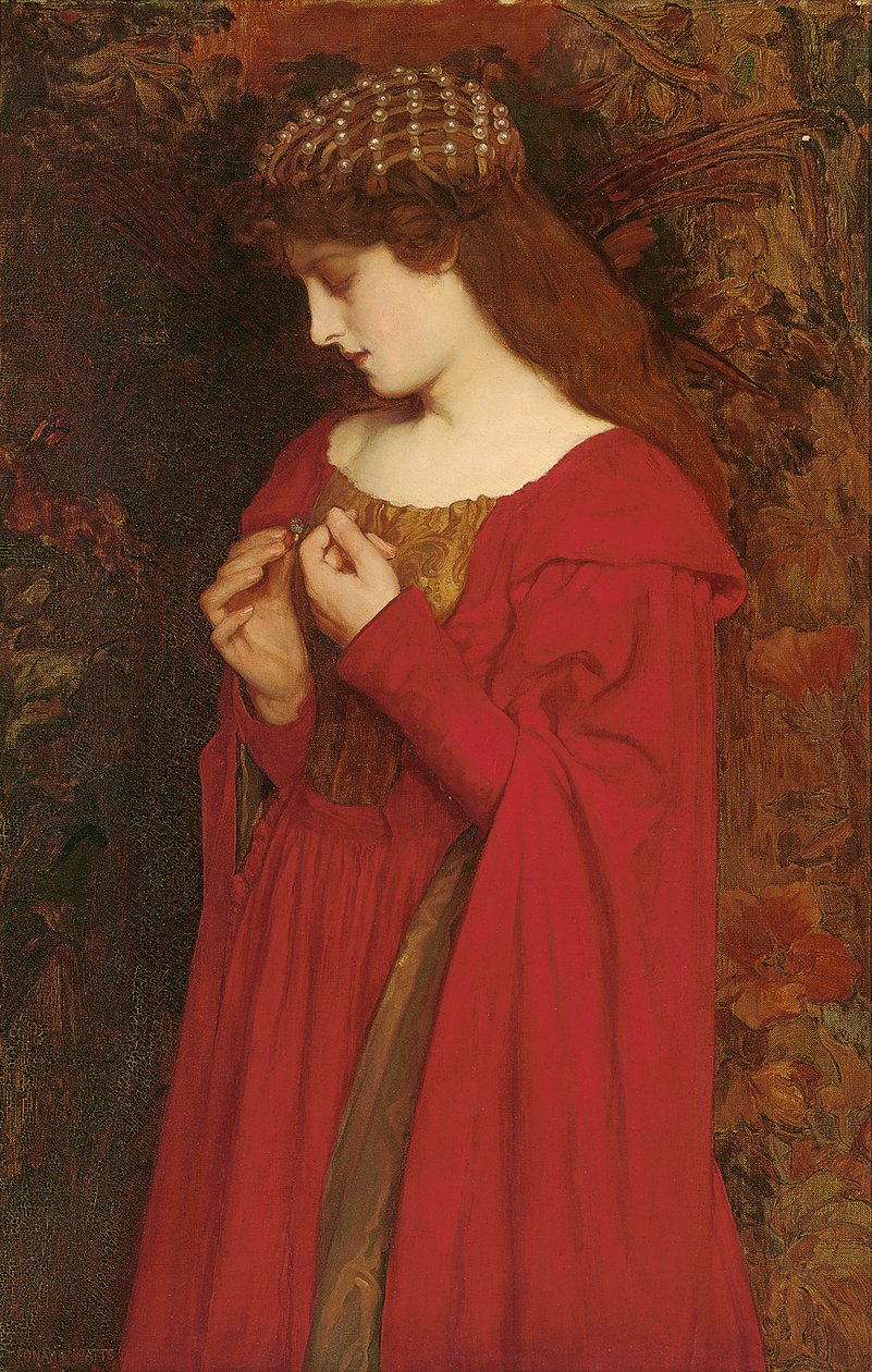 Nişanlı (tuval üzerine yağlı boya) by Leonard T. Watts