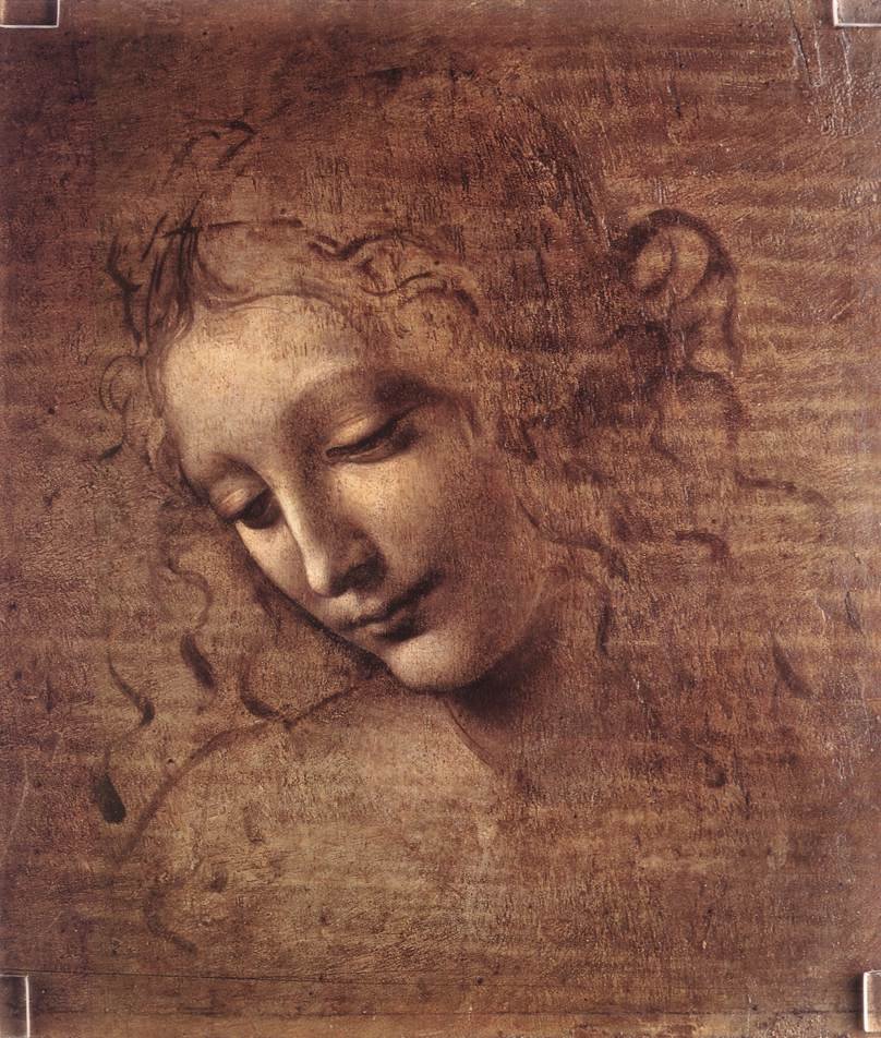 Kadın kafa (La Scapigliata) by Leonardo da Vinci