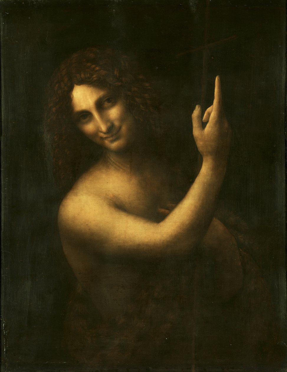Aziz John the Baptist by Leonardo da Vinci
