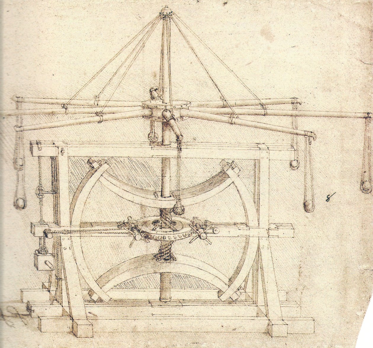 Volan (mekanik) by Leonardo da Vinci