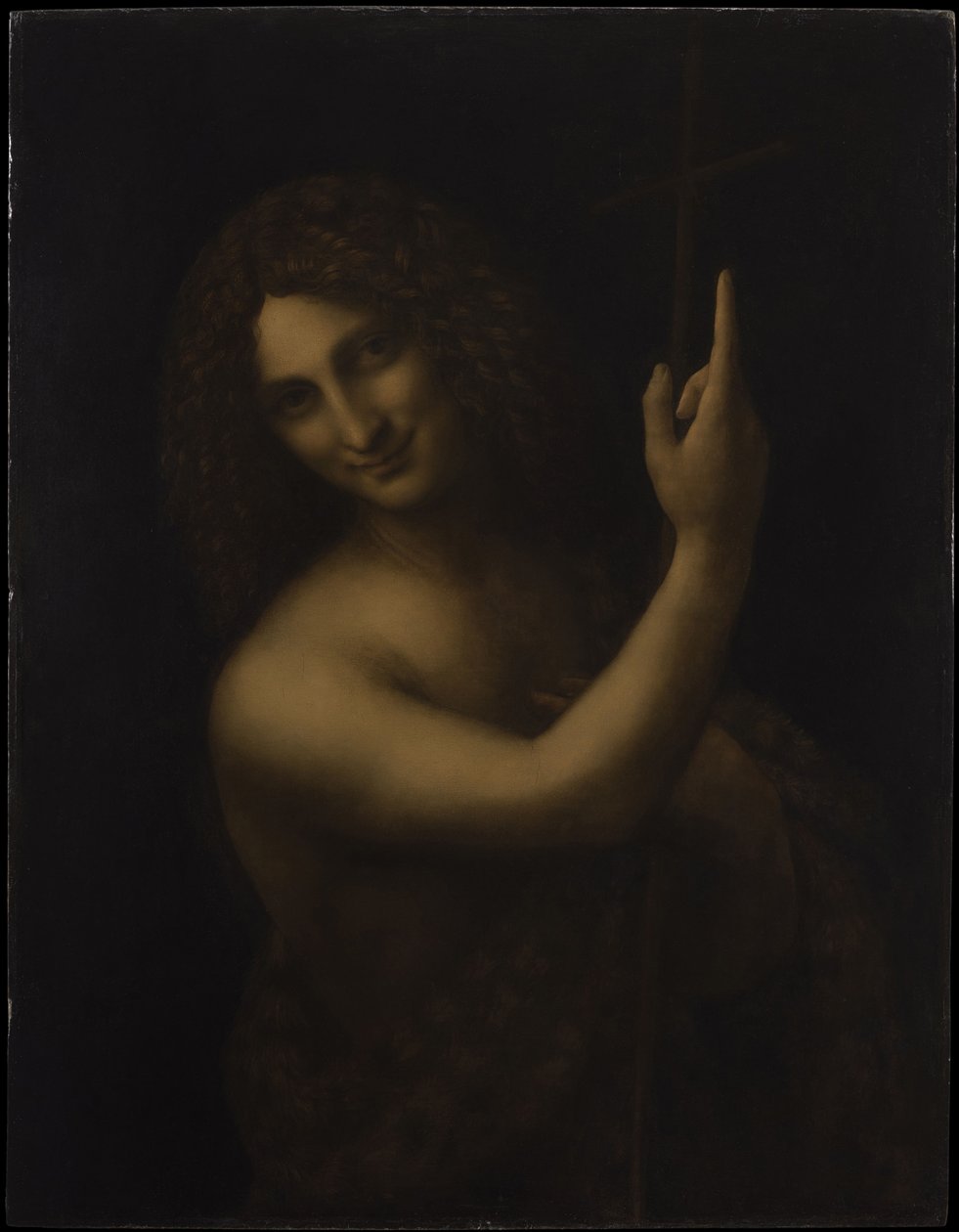 Vaftizci Yahya, 1513-1516. by Leonardo da Vinci