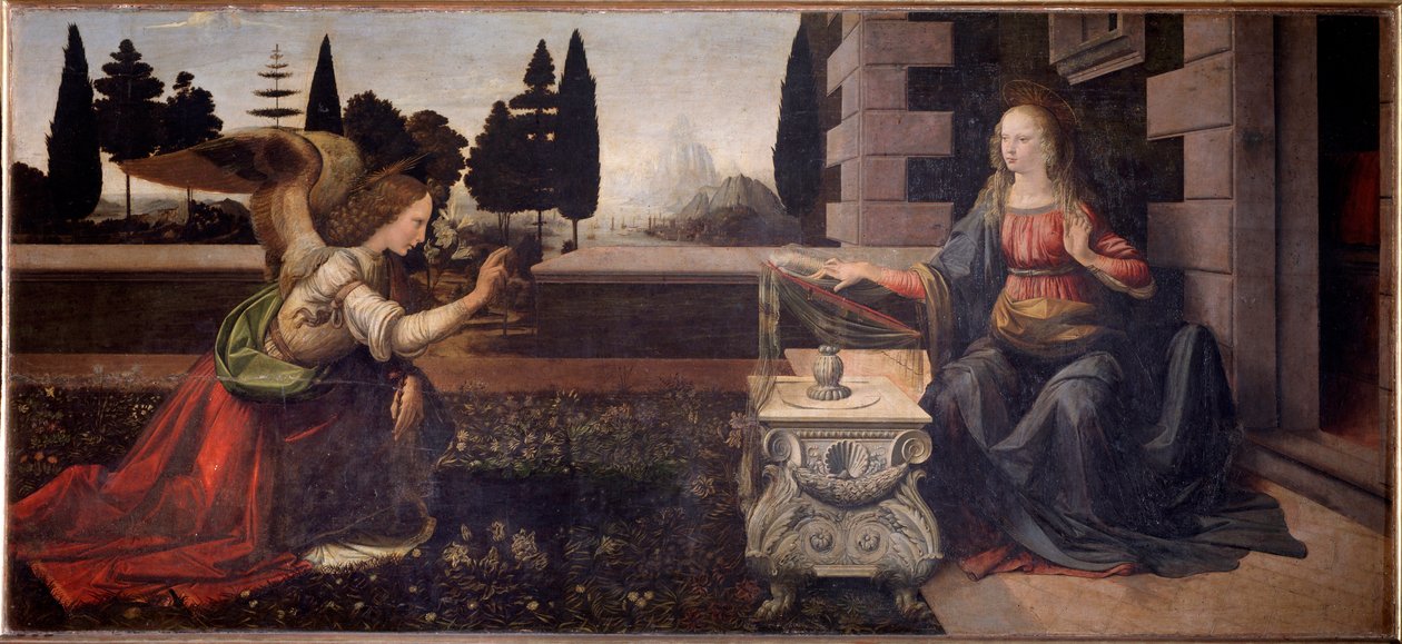 Müjde - 1472-1475 by Leonardo da Vinci