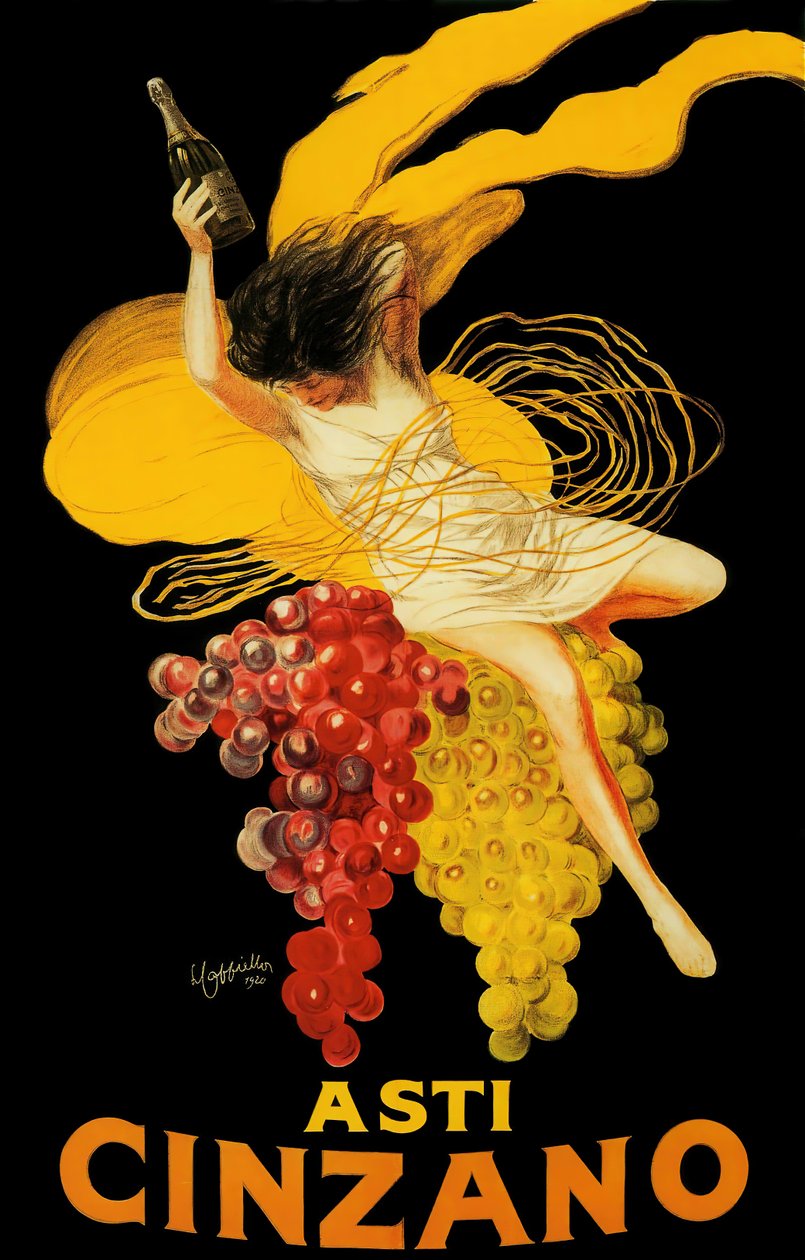 Asti Cinzano, 1910. by Leonetto Cappiello