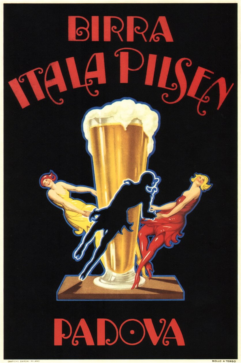 Itala Pilsen birası (afiş) by Leonetto Cappiello