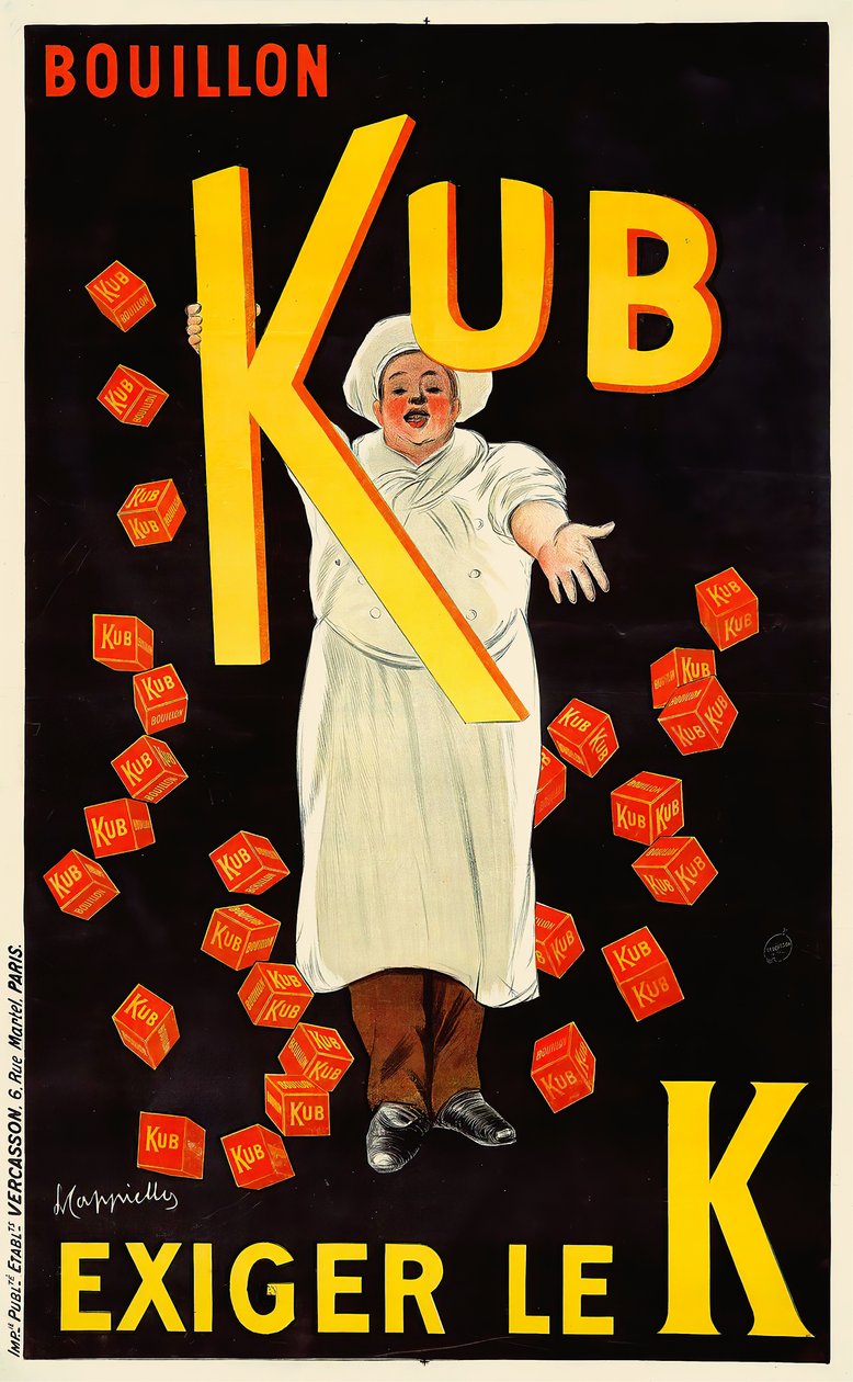 Bouillon Kub, c. 1911. by Leonetto Cappiello