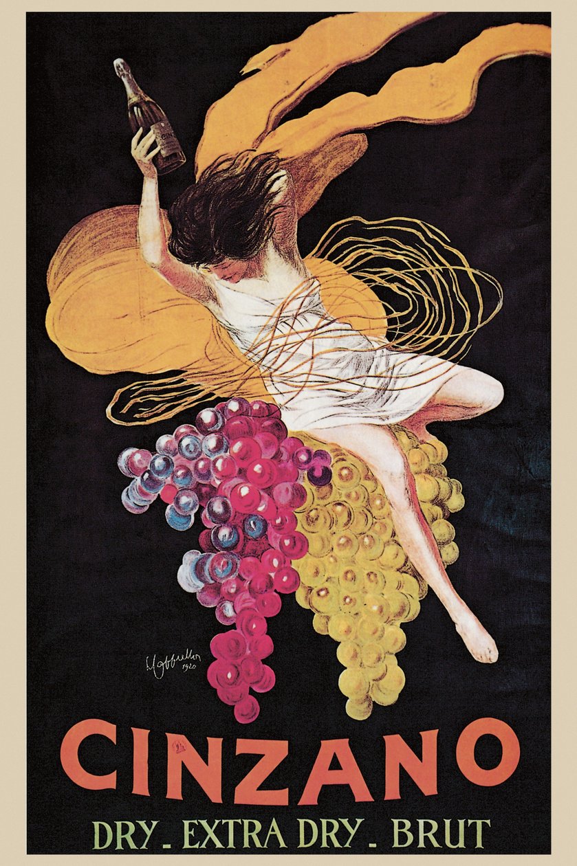 Cinzano, 1920. by Leonetto Cappiello