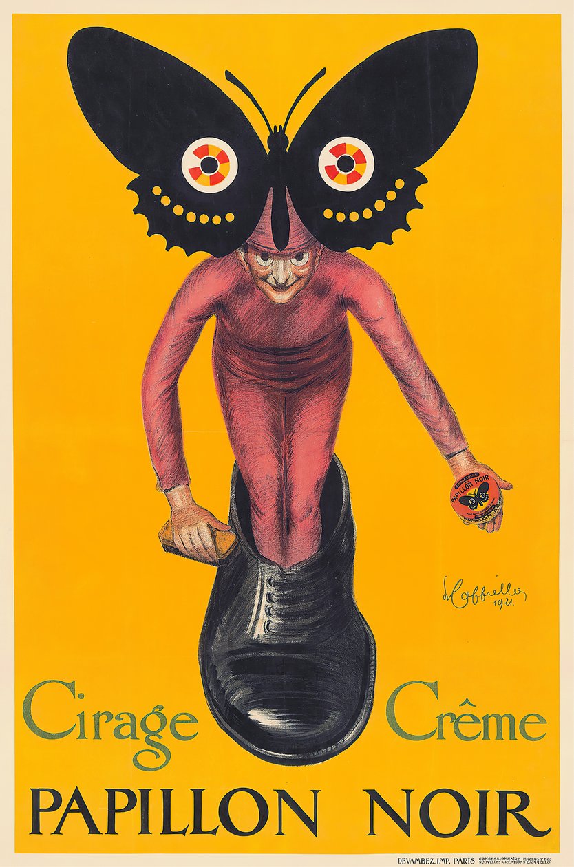 Kara Kelebek, 1921. by Leonetto Cappiello