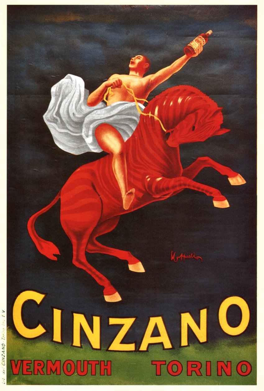 Vermut Cinzano (afiş) by Leonetto Cappiello