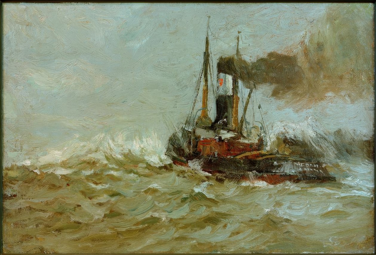 Derin deniz römorkörü (Seeadler Hamburg) by Leonhard Sandrock