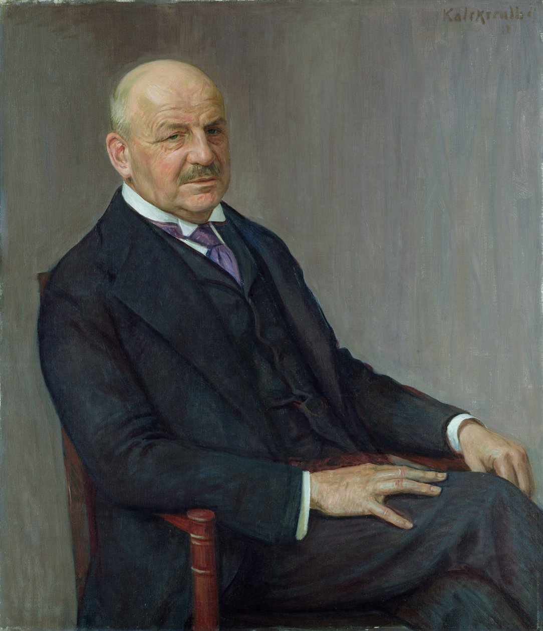Igishushanyo cya Alfred Lichtwark (1852-1914) 1912 by Leopold Karl Walter von Kalckreuth