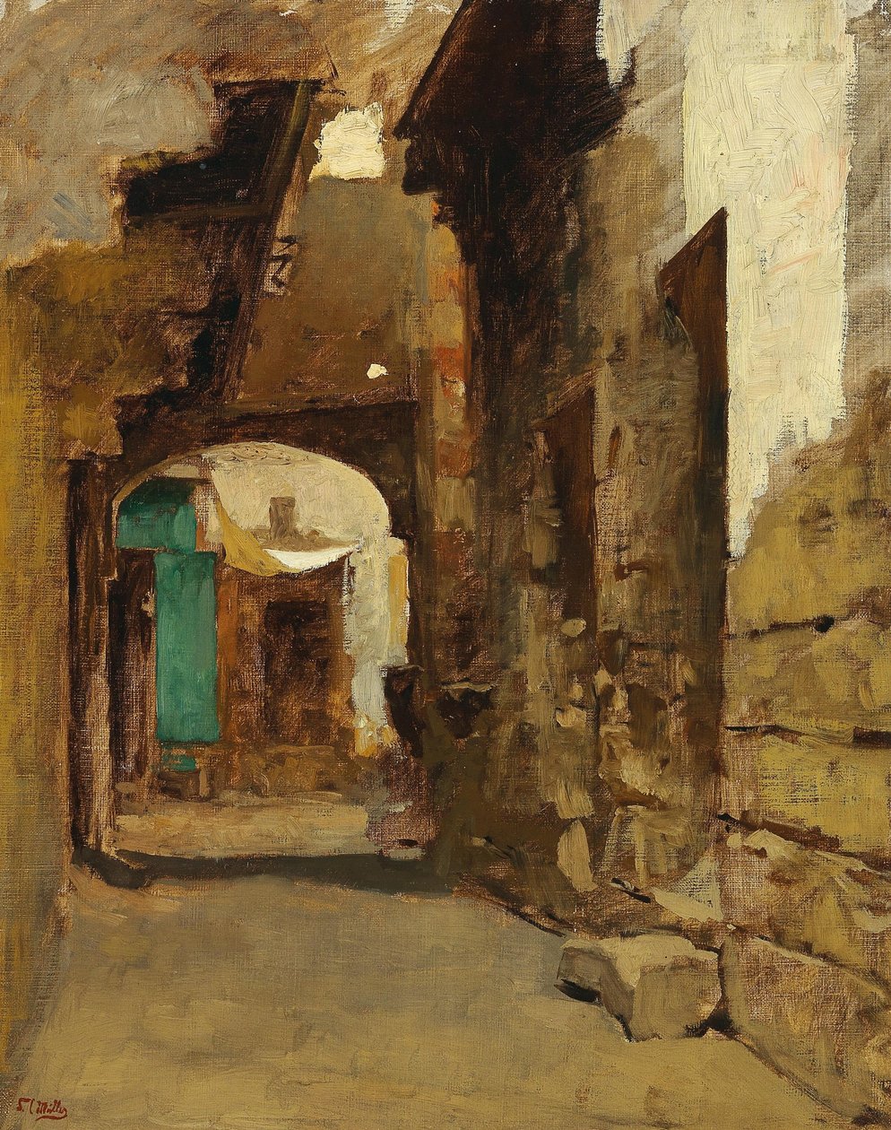 Doğu Caddesi by Leopold Muller