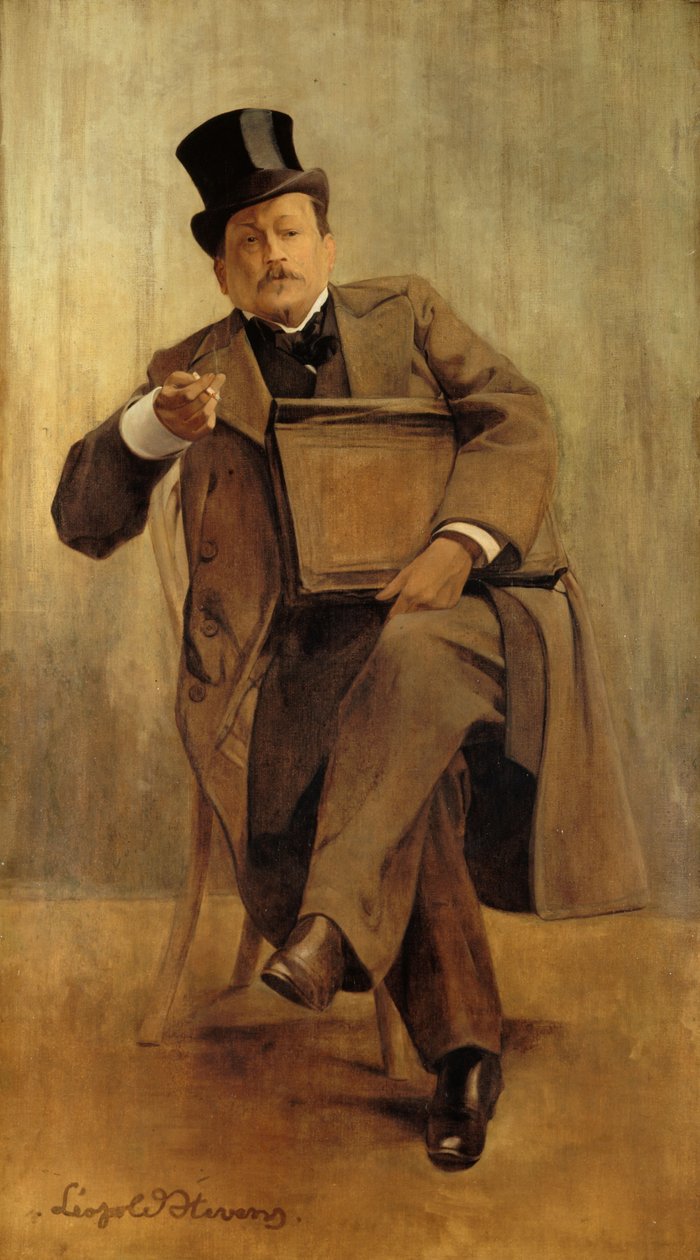 ಜಾರ್ಜಸ್ ಕೋರ್ಟೆಲಿನ್ ಟರ್ಕ್ ಅವರ ಭಾವಚಿತ್ರ by Leopold Stevens