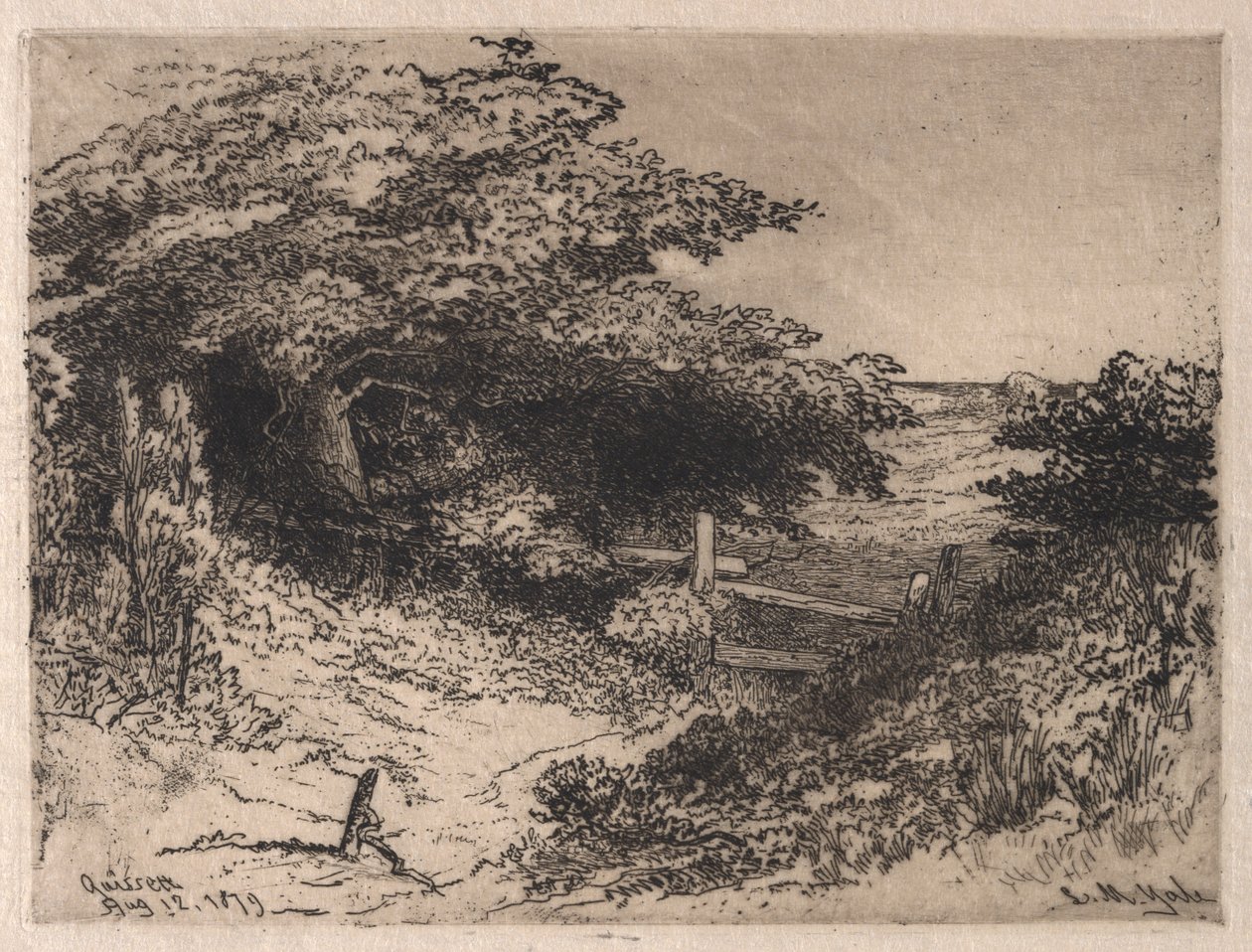 Quissett, Barnstable İlçesi, Massachusetts, 1879. by Leroy Milton Yale