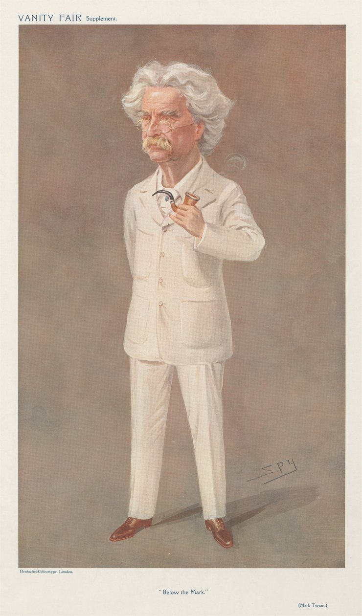 İşaretin Altında, Mark Twain by Leslie Matthew Spy Ward