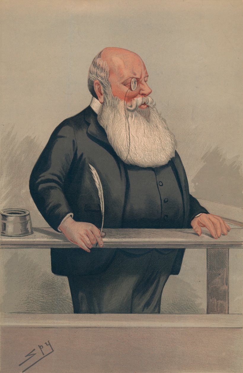 Richard Pigott, 1889. by Leslie Matthew Ward
