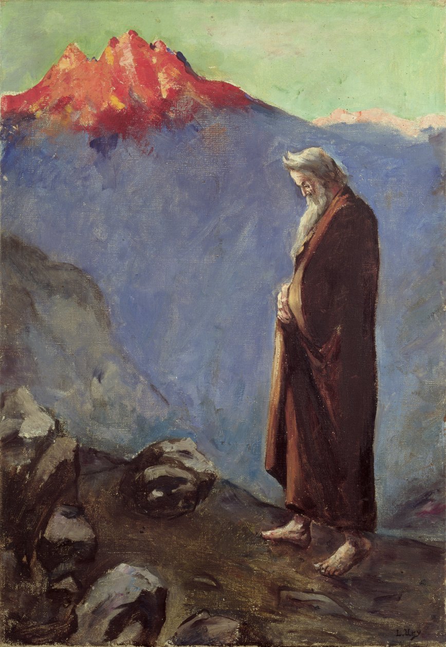Musa (Yaklaşan Sina Dağı), 1905-07 by Lesser Ury
