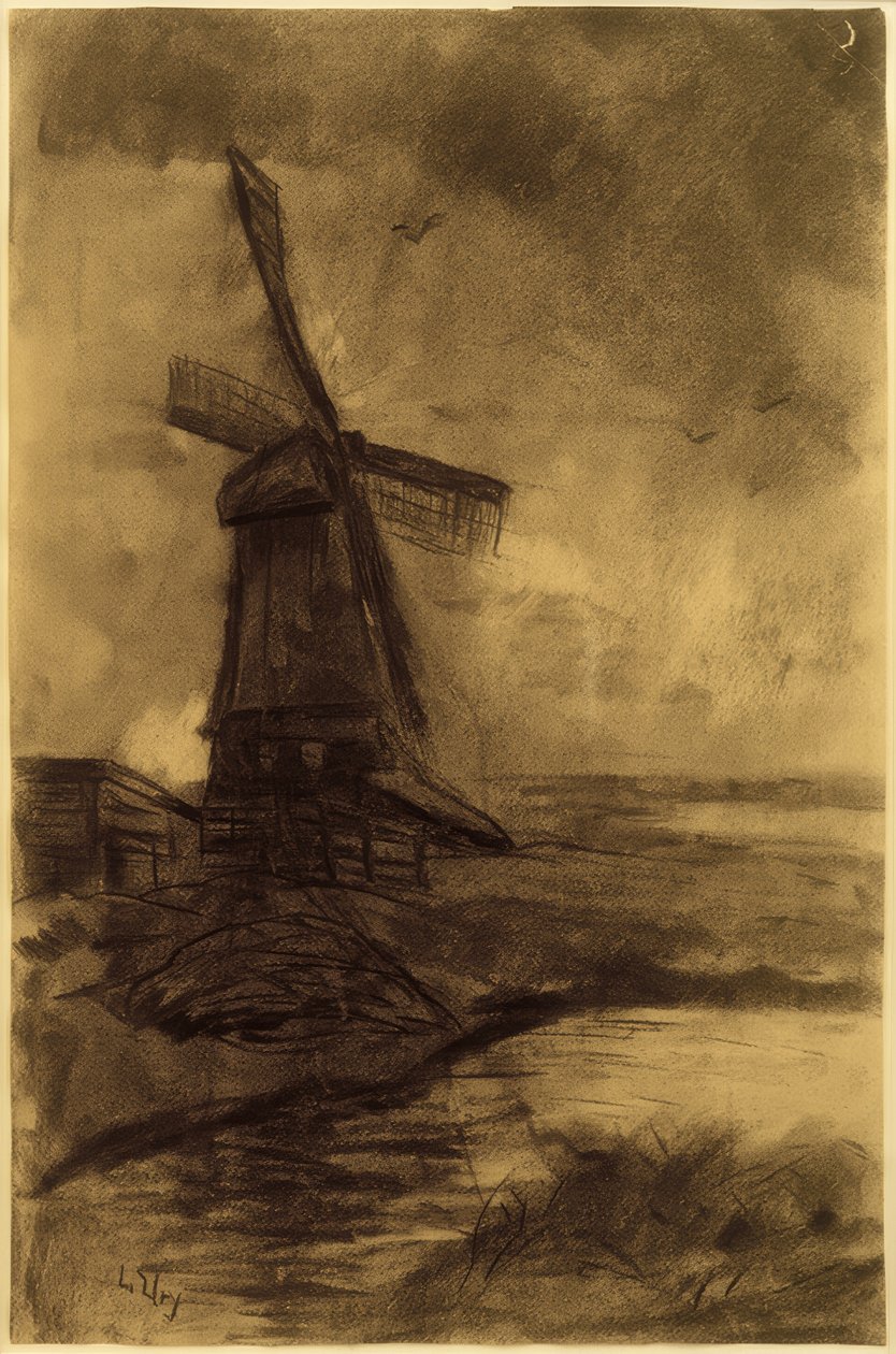 yel değirmeni by Lesser Ury