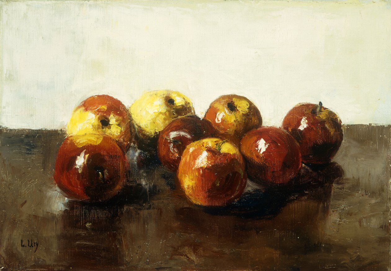Bir Natürmort Elma, by Lesser Ury