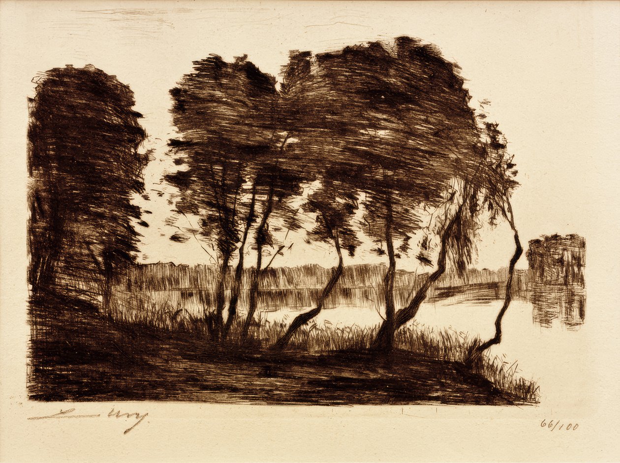 Schlachtsee I by Lesser Ury