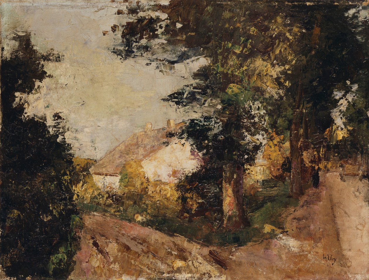 Köy, 1885-1890 by Lesser Ury