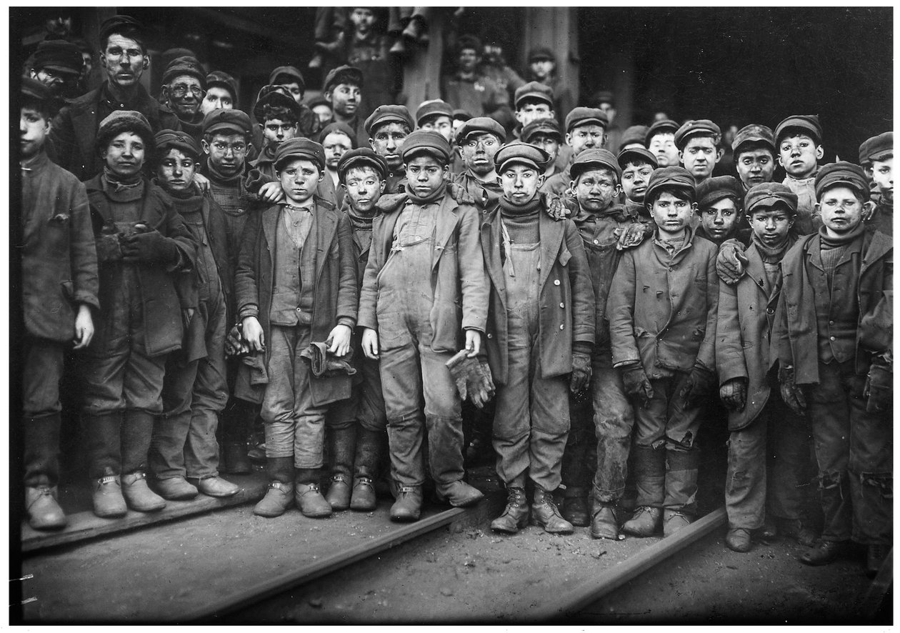 Breaker Boys Pittston PA c.1911 by Lewis Wickes Hine