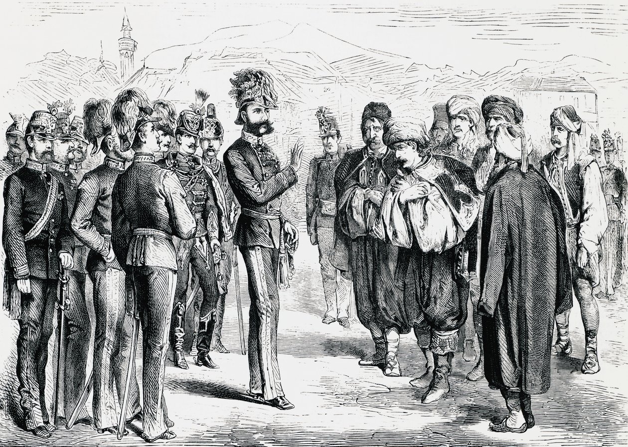 Avusturyalı General Josip Filipovic Müslüman heyeti kabul ediyor by Unbekannt Unbekannt