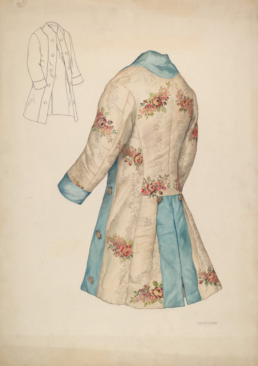 Çocuk Paltosu, c. 1940. by Lillian Causey