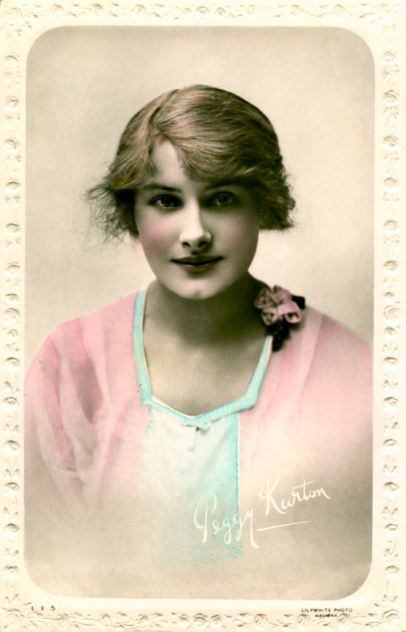 Peggy Kurton, oyuncu, 20. yüzyılın başlarında. by Lilywhite Photo