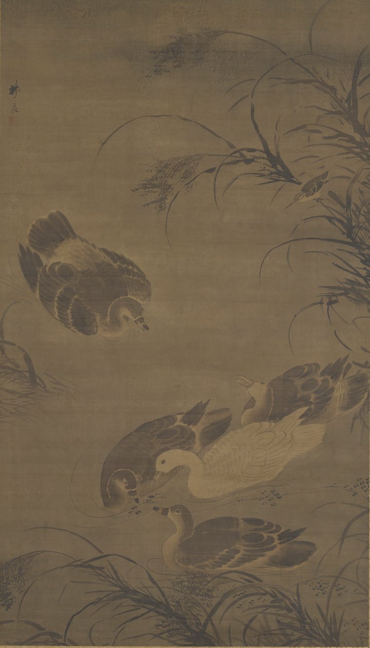 Yüzen Kazlar, Ming hanedanı, 15. yüzyıl. by Lin Liang