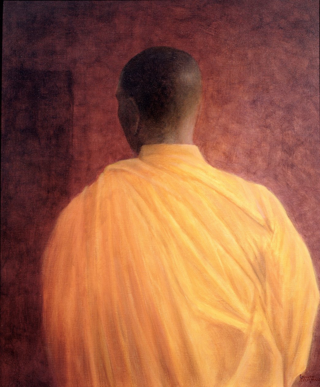 Budist Keşiş, 2005 (akrilik) by Lincoln Seligman