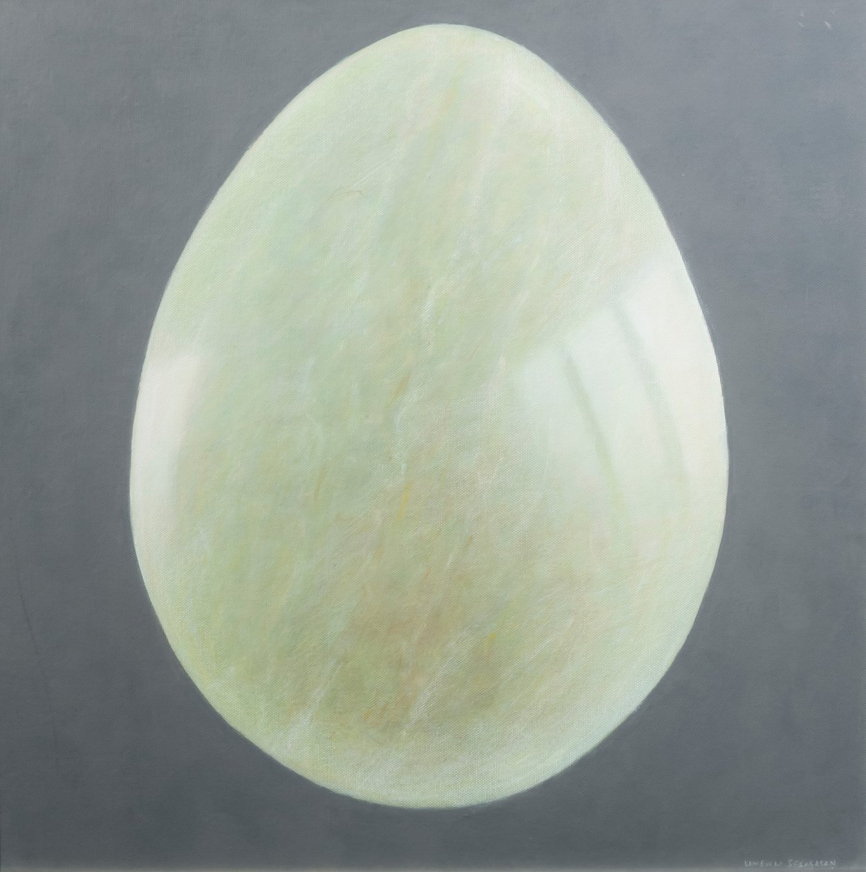 Yeşim Yumurta, 2012 (tuval üzerine akrilik) by Lincoln Seligman