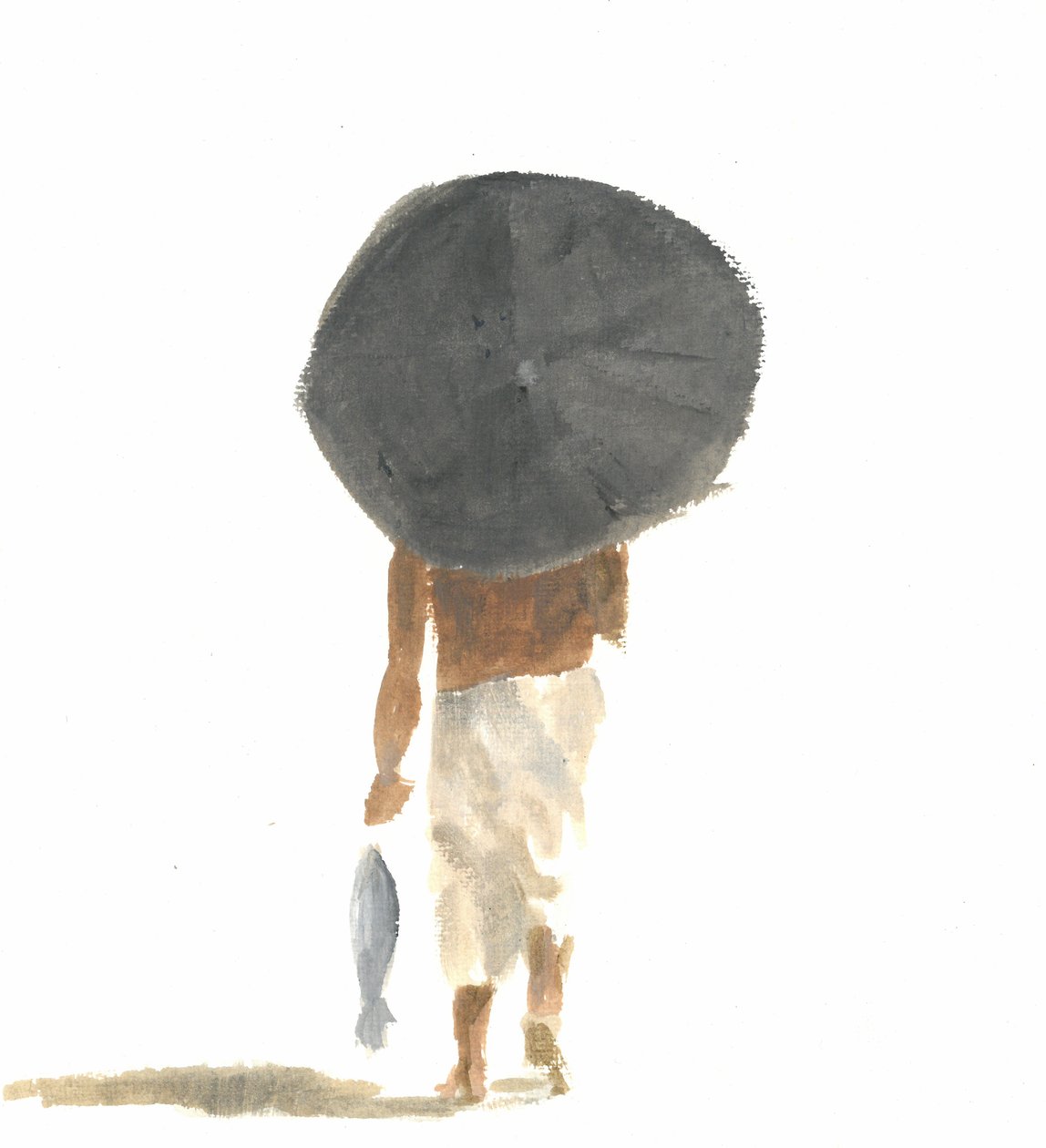 Şemsiye ve Balık, 2015 by Lincoln Seligman