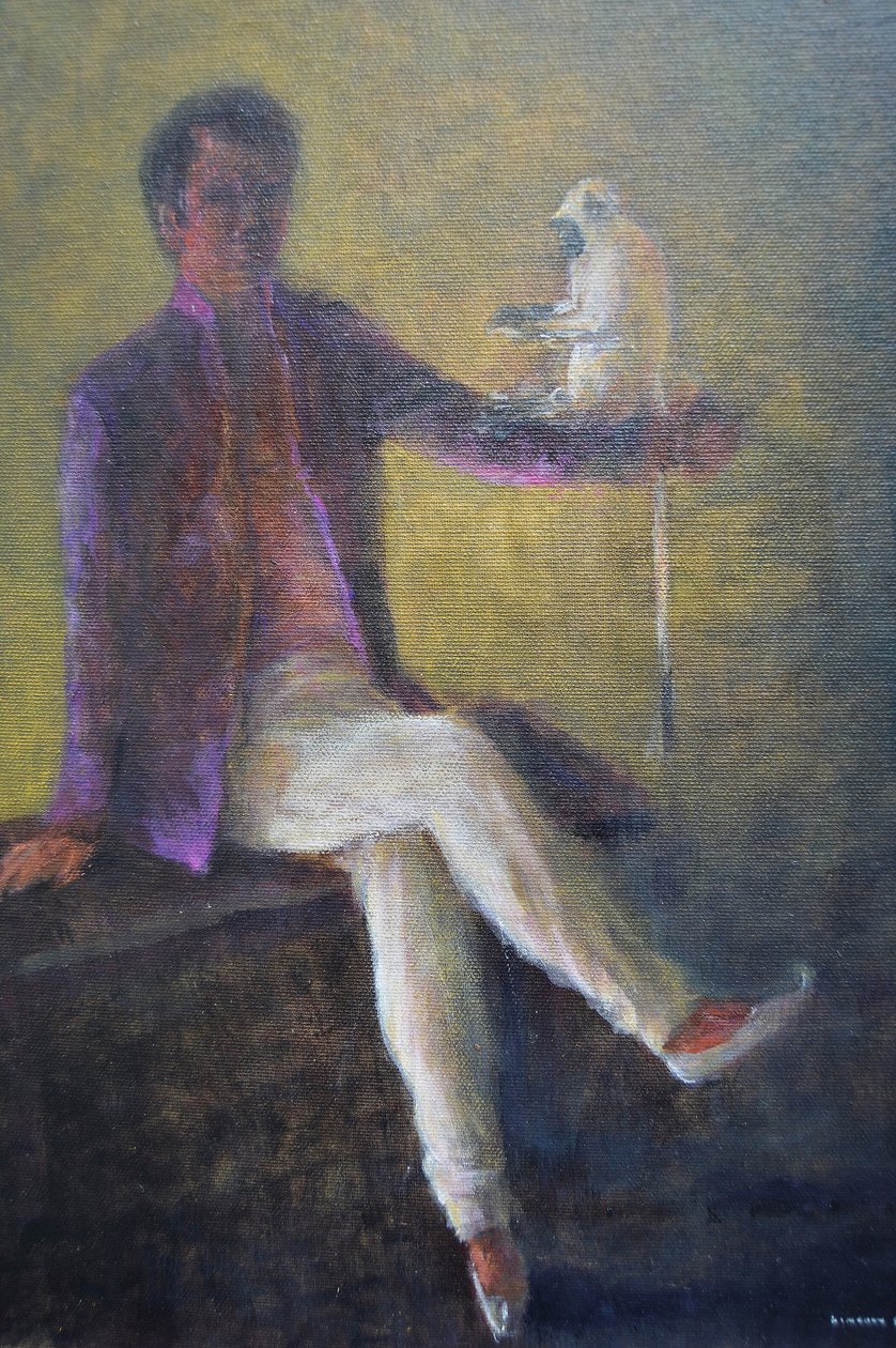 çocuk ve maymun by Lincoln Seligman