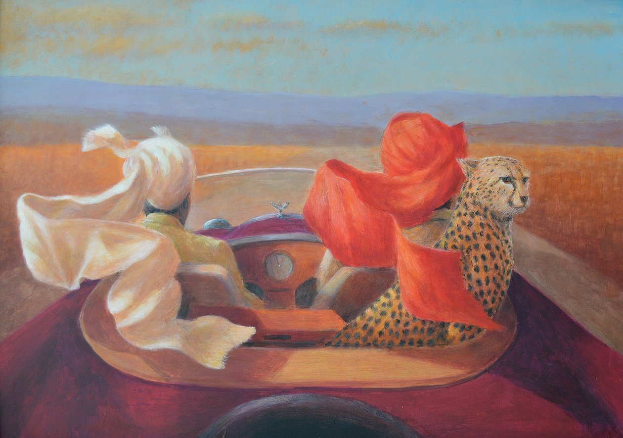 Yolda sarık + çita by Lincoln Seligman