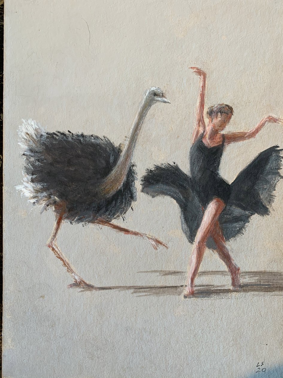 Pas de Deux 4 by Lincoln Seligman