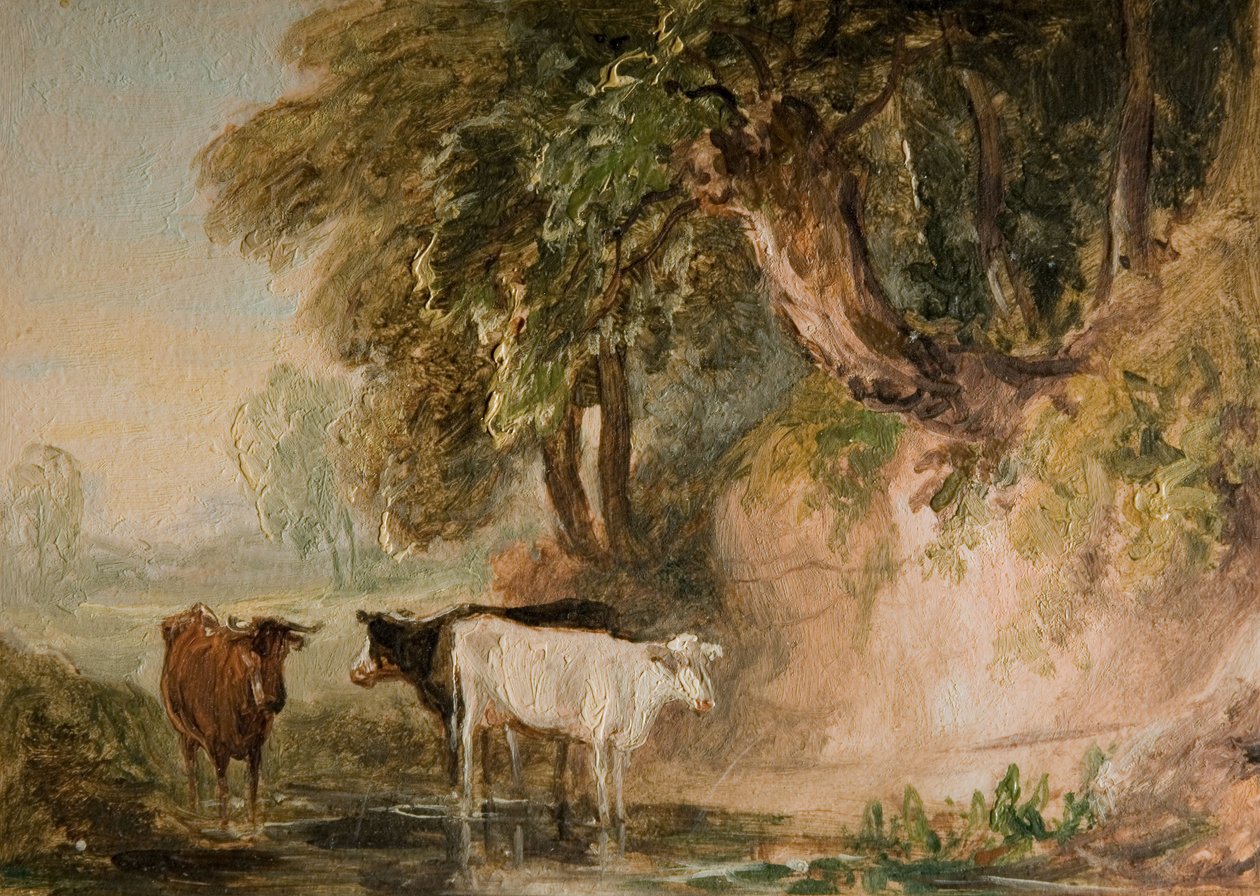 Sığırlı Pastoral Sahne, [19. yüzyıl]. by Lines Family