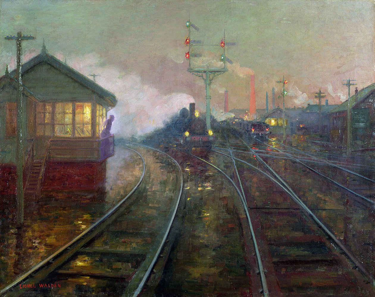 Gece Treni c.1890 by Lionel Walden