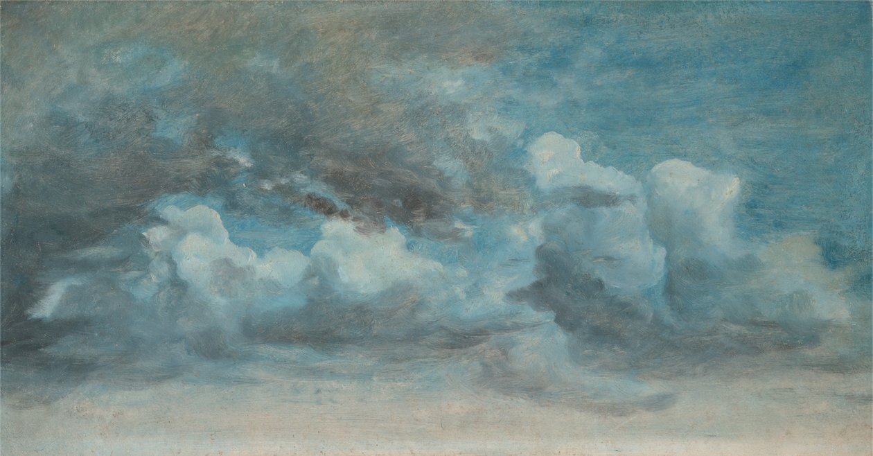 Bulut Çalışması, 1849 ve 1855 arasında. by Lionel Constable