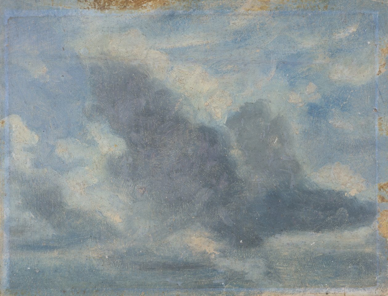 Gökyüzü Çalışması, ca. 1850. by Lionel Constable