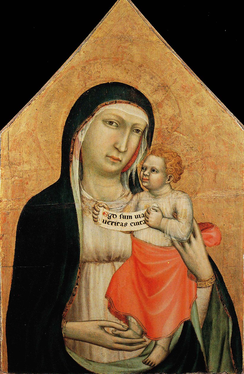 Madonna ve çocuk (1310-1320) by Lippo di Benivieni