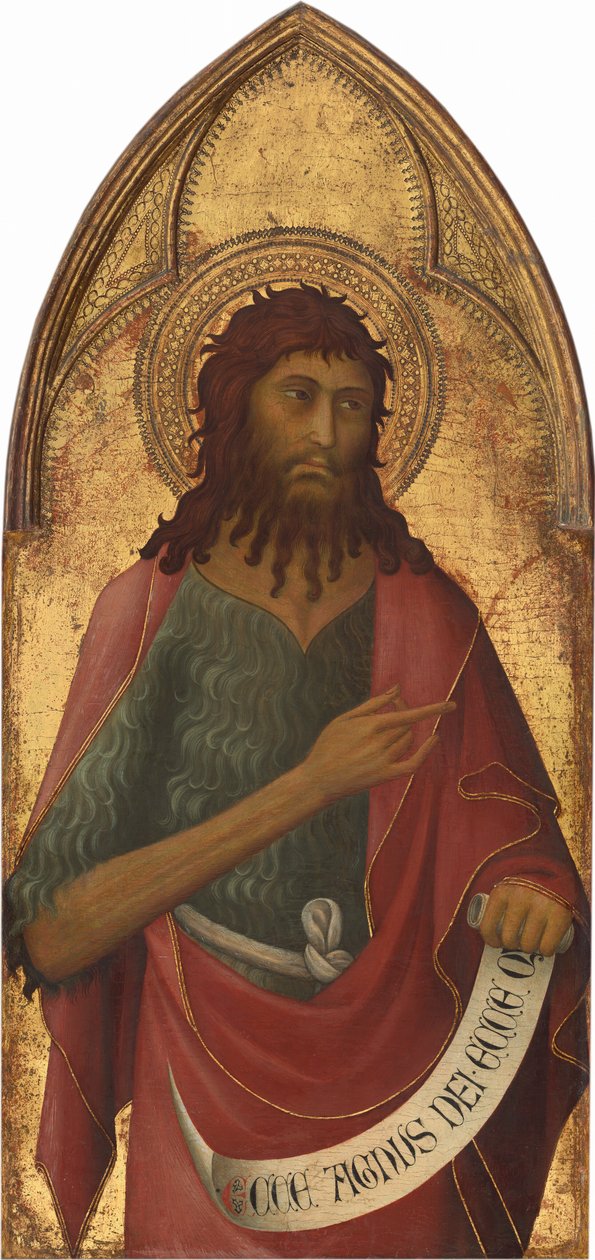 Vaftizci Yahya, muhtemelen c. 1325. by Lippo Memmi